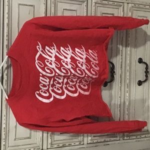 Coca Cola cropped sweatshirt